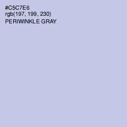 #C5C7E6 - Periwinkle Gray Color Image